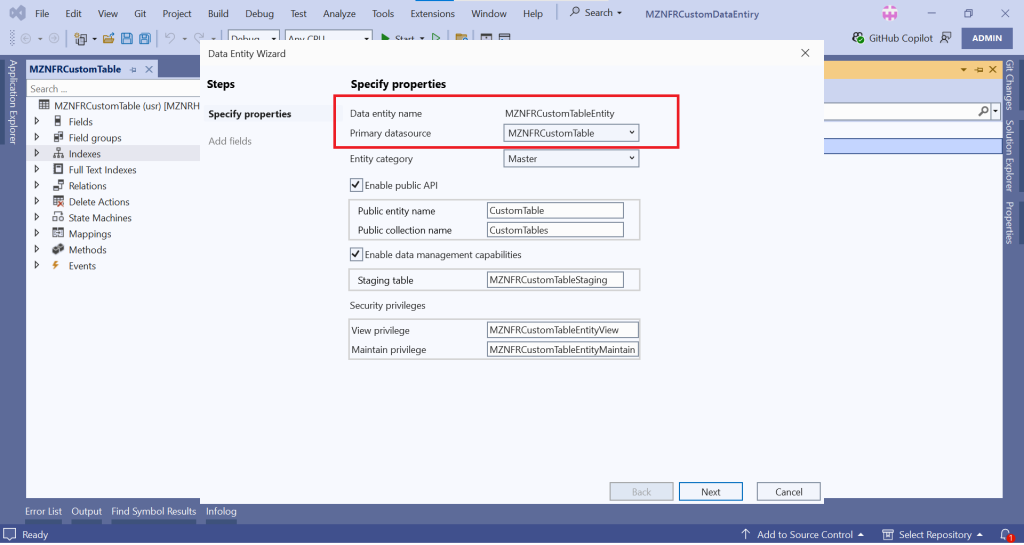 How to Create a Custom Data Entity in D365 - Faizan Arshad