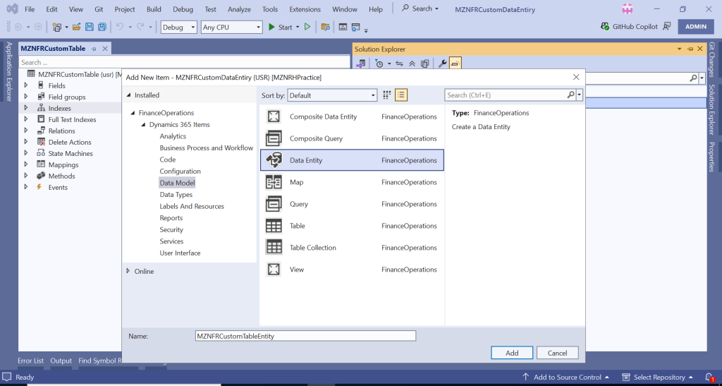How to Create a Custom Data Entity in D365 - Faizan Arshad